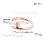 Perfect Replica AAA Cartier Juste Un Clou Rose Gold Diamond Ring